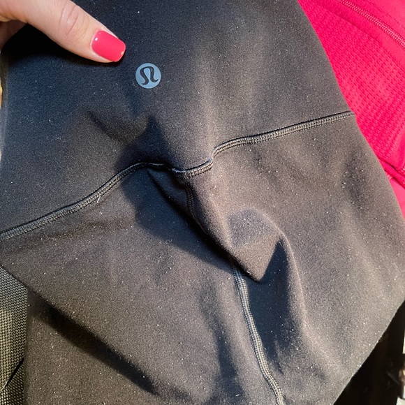 Lululemon, black, mesh full length legging, size 4/6 - Picture 5 of 6